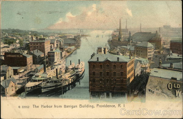 The Harbor From Banigan Building Providence Rhode Island