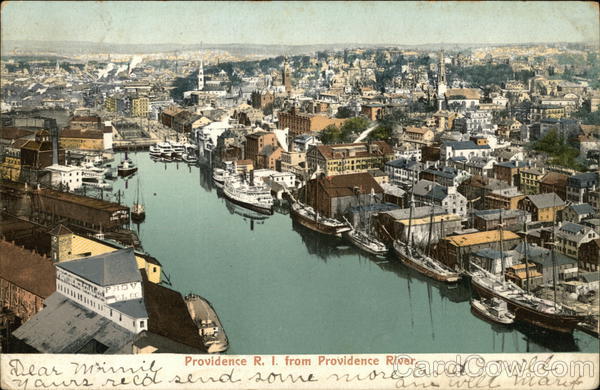 Providence from Providence River Rhode Island