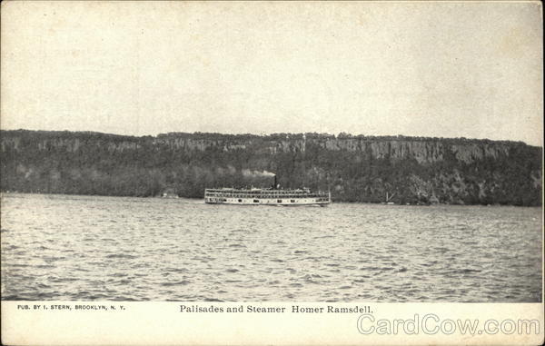 Palisades and Steamer Homer Ramsdell Steamers