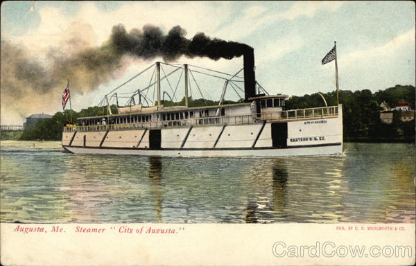 Steamer City of Augusta Maine