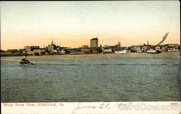 Waterfront View Norfolk Virginia