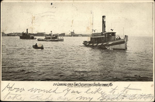 Looking for a Tow, Chesapeake Bay Baltimore Maryland