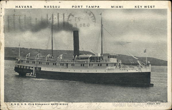 P&O SS Co.'s Steamship Martinique Steamers