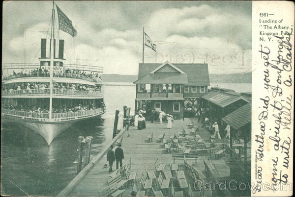 Landing of The Albany Kingston Point New York
