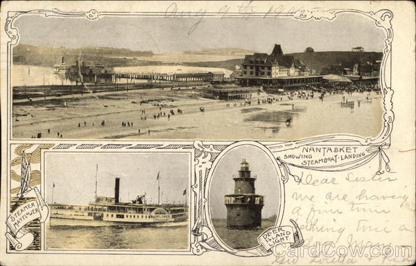 Nantasket Showing Steamboat Landing Steamers