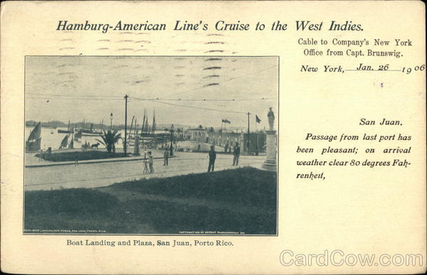 Boat Landing and Plaza San Juan Puerto Rico