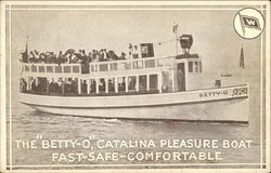 The "Betty-O" Santa Catalina Island, CA Postcard Postcard Postcard