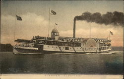 Steamer T.J. Potter Postcard