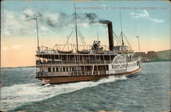 The Mayflower of the Boston and Nantasket Line Postcard