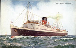 TSS Mona's Queen Postcard