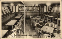 The Cocktail Bar, "Royal Eagle" Interiors Postcard Postcard Postcard