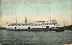 Northern Navigation Co.'s Steamer "Germanic" Postcard