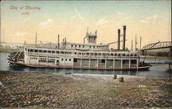 Steamer "City of Wheeling" Postcard