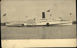 Steamboat "Rhode Island" Postcard