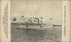 Steamer Island Belle on Clayton-Ogdenberg Route Postcard
