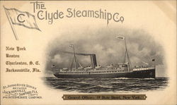 The Clyde Steamship Co. New York, NY Postcard Postcard 