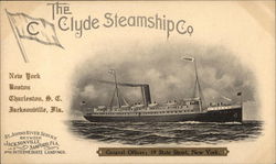 The Clyde Steamship Co. New York, NY Postcard Postcard Postcard