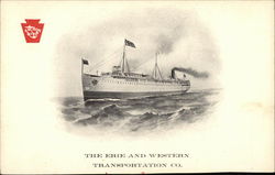 The Erie and Western Transportation Co. Steamer Postcard