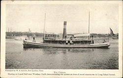 Tug Unique Postcard