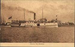 Steamer New Shoreham Postcard