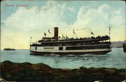 Steamer Bridgeport Postcard
