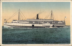 Steamship Ransom B. Fuller, Eastern Steamship Corporation Steamers Postcard Postcard Postcard