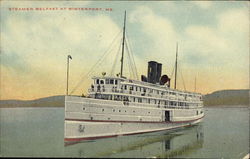 Steamer Belfast Winterport, ME Postcard Postcard Postcard