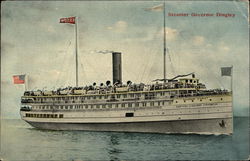 Steamer Governor Dingley Postcard