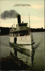 Steamer Southport Postcard