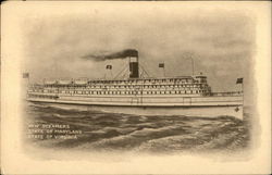 New Steamers "State of Maryland" and "State of Virginia", Baltimore Steam Packet Co. Postcard