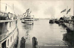 Steamer Louise in the Harbor Baltimore, MD Postcard Postcard Postcard