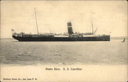SS Carolina Postcard