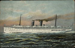 Steamship "Yale" Metropolitan Steamship Co. Postcard