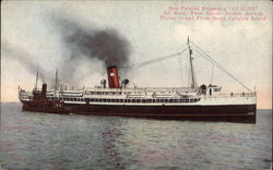 New Palatial Steamship "Avalon" Santa Catalina Island, CA Postcard Postcard Postcard