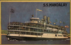 SS Mandalay Postcard