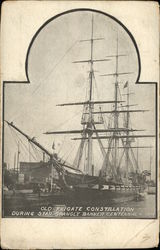 Old Frigate Constellation Postcard