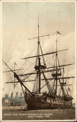 Nelson's Ship "Victory" Postcard