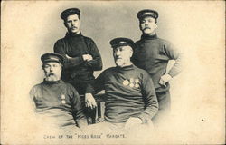Crew of the "Moss Rose" Margate Postcard