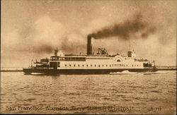 Alameda Ferry Steamer "Encina" Postcard