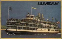S.S. MANDALAY Postcard