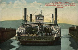 SP Ferry Boat "Solana" Postcard