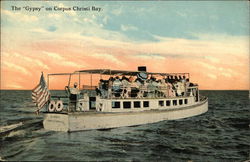 The "Gypsy" on Corpus Christi Bay Texas Postcard Postcard Postcard