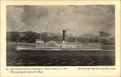 The Hudson River Steamboat "Mary Powell" Postcard