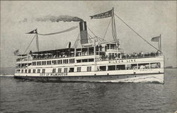 Steamer "City of Wilmington", Wilson Line Postcard