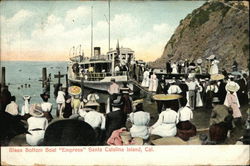 Glass Bottom Boat "Empress" Santa Catalina Island, CA Postcard Postcard Postcard
