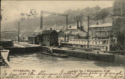 Lock No. 1 Monongahela River Pittsburgh, PA Postcard Postcard Postcard