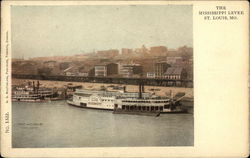 The Quincy on the Mississippi Levee St. Louis, MO Postcard Postcard Postcard