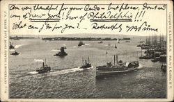 Governor's Island From East River Postcard
