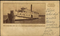 Str. Anne Arundel Landing at Bushwood Wharf Postcard