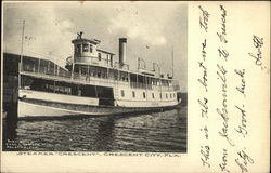 Steamer "Crescent" Crescent City, FL Postcard Postcard Postcard